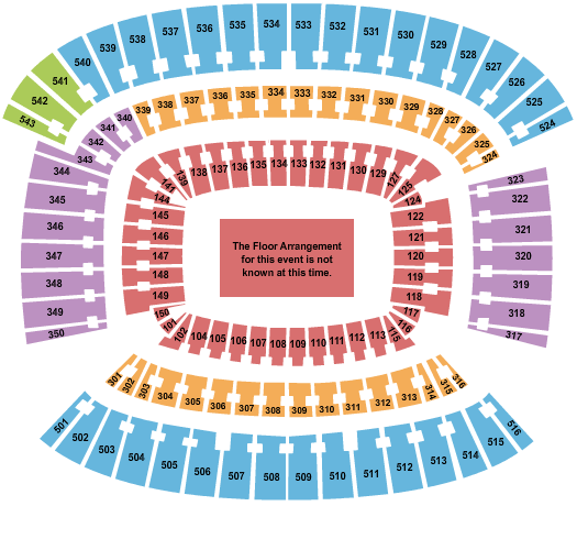 Cleveland Browns Stadium SummerSlam Seating Chart